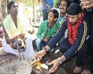 Harbhajan singh in Dewri mandir