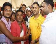 Indian cricket team captain in maa Dewri mandir